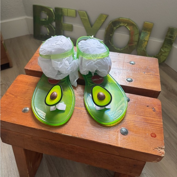 Avocado Green Sandals - Picture 7 of 7